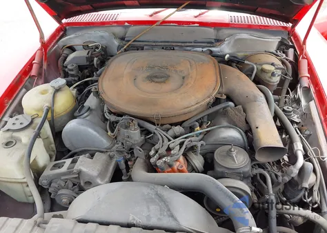 1979 Mercedes 450 Sl C z USA, uszkodzony, nr VIN 10704412052399